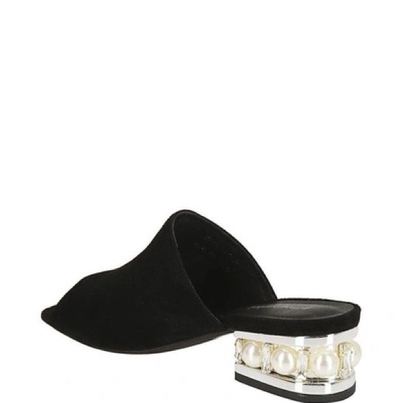 JEFFREY CAMPBELL PEARL STUDDED MULE SANDALS - Picture 2 of 8